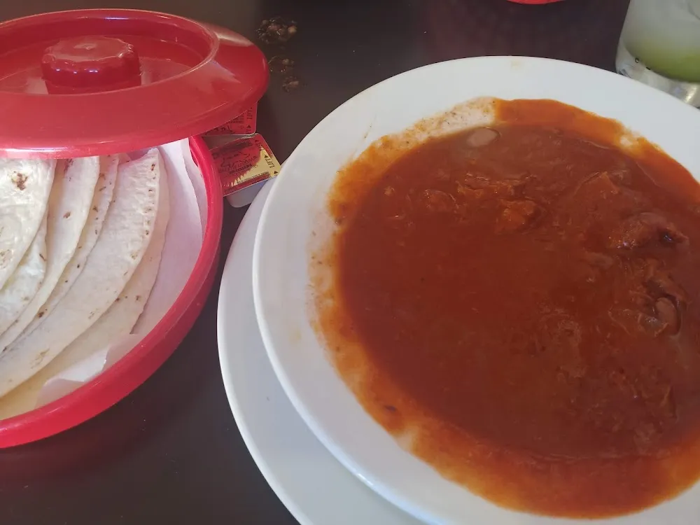 Chile Colorado with Beans