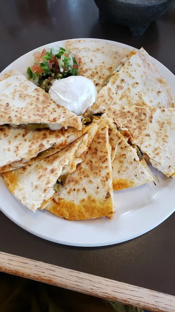 Spicy Chicken and Cheese Quesadilla